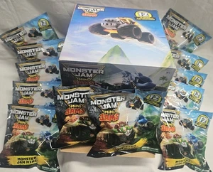 2025 Monster Jam Mini Jams Series 19 Complete Set of 12 Sealed w/Store Box - Picture 1 of 23