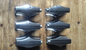 X 6 COQUILLES FIBES TOM CAISSE CLAIRE / FIBES ORIGINAL SNARE TOM DRUM LUGS LOT 2 - Imagen 1 de 6