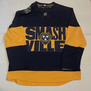 Fanatics Nashville Predators 2022 NHL Stadium Series Jersey Navy Blue Adult L - Picture 1 of 5