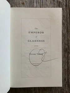SIGNED - THE EMPEROR OF GLADNESS by Ocean Vuong (2025, Hardcover) 1st ed. - Picture 1 of 9