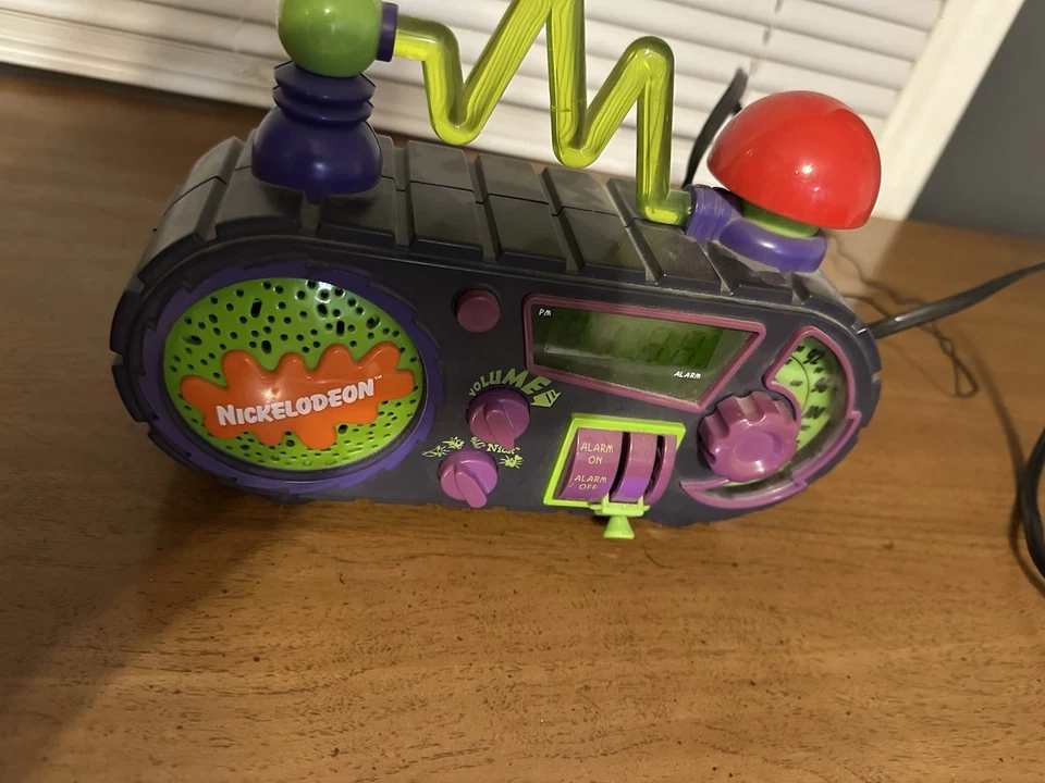 Nickelodeon Multicolor Modern Funky Style Home Decoration Alarm Clock - Image 1 of 1