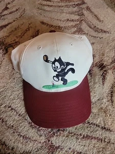 Vintage Annco Felix The Cat Hat Adjustable Snapback Golfing Golf - Picture 1 of 8