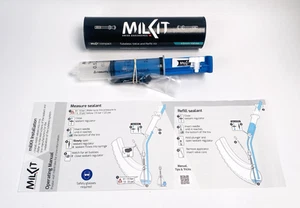 milKit Compact Kit - Set valvole tubeless con iniettore 45 mm - Foto 1 di 10