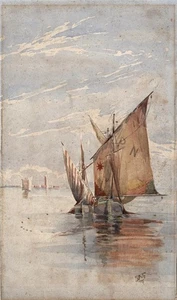 Thomas William Fripp (1864-1931) Watercolour Painting Venice Italy - Grand Tour - Picture 1 of 8