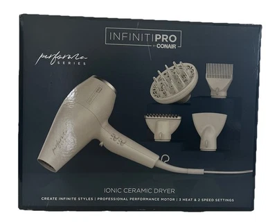 InfinitiPRO by Conair Performa Series Hair Dryer with 4 Attachments 1903630 OB - Image 1 of 4