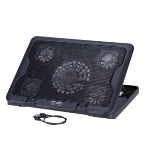 Laptop Cooler Notebook Cooling Mat USB Cooler 5 Lüfter Computerständer - Afbeelding 1 van 12