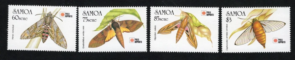 Sellos de Samoa 1991 Mi#724-27 MNH CV=11$ Foto 1 de 1