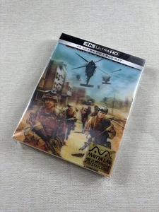 ABAJO HALCÓN NEGRO DOBLE LENTICULAR A MANTA LAB 4K STEELBOOK, NUEVO/SELLADO - Imagen 1 de 15