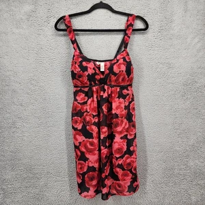 Ambrielle Mujer Lencería Grande Babydoll Camisón Negro Rojo Rosas Transparente Floral - Imagen 1 de 12