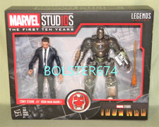 TONY STARK & IRON MAN MARK I 2-Pack #1 Marvel Legends First 10 Years MCU STUDIO