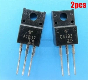 2 pares de transistores 2SA1837/2SC4793 A1837 C4793 re - Imagen 1 de 2