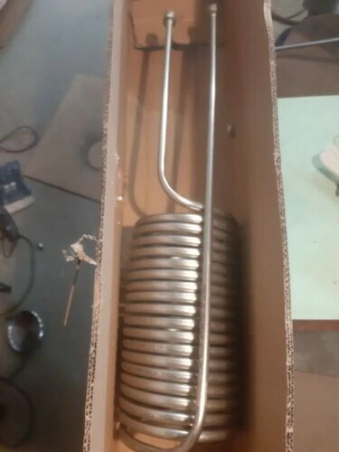 Scambiatore di calore piscina riscaldamento acciaio inox 15 mm, vasca da bagno