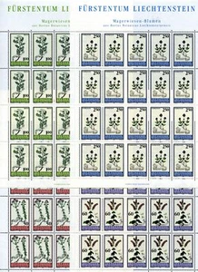Liechtenstein hoja pequeña 1069-1072 plantas nuevas #JE948 - Imagen 1 de 1