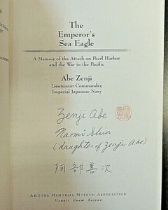 The Emperor's Sea Eagle: Memoir Attack Pearl Harbor Military Signed Abe Zenji * - Picture 1 of 6