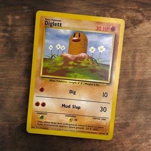 Diglett 47/102 Common Near Mint Pokemon TCG Unlimited Base Set - Picture 1 of 3