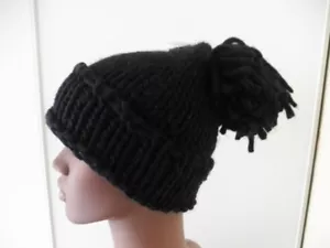 BONNET HIVER TAILLE UNIQUE MARQUE CAPPELLI & BERRETTI COULEUR NOIR - Imagen 1 de 4