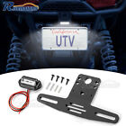 UTV Universal 6-LED License Plate Bracket Holder For Yamaha YXZ1000R/Wolverine