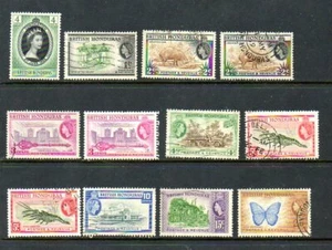 British Honduras - Scott #'s 143/158 - Cancelled & Unused - Picture 1 of 2