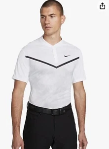 $90 CAMISA POLO NIKE GOLF TIGER WODS DRI-FIT ADV BLANCA DH0916-100 Mediana - Imagen 1 de 6