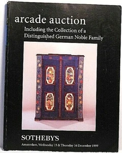 1999 Sothebys ARCADE AUCTION GERMAN NOBLE FAMILY Furniture Silver Antiques Asian - Picture 1 of 2