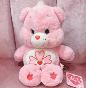 Care Bear Cherry Blossom Pink Bear Official Licensed Plush 27cm - Picture 1 of 5