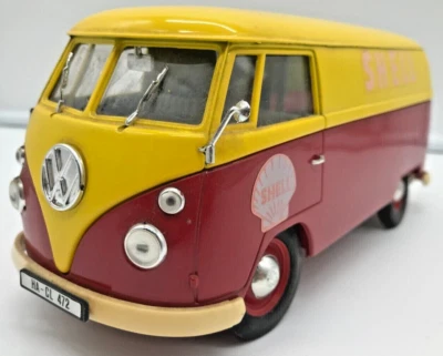 MODELLINO Solido * VOLKSWAGEN Combi T1 SHELL * 1966 Furgone 1:19 Multivan Red Ye - Immagine 1 di 4