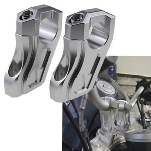 For BMW R NINE T 2014-2022 Motorcycle Handlebar Riser Mount Extension Clamps - Bild 1 von 3