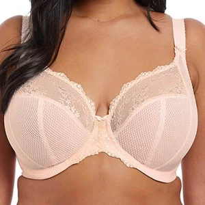 Elomi Charley Ballet Pink Underwire Plunge Bra EL4382 Ballet Pink - Picture 1 of 5