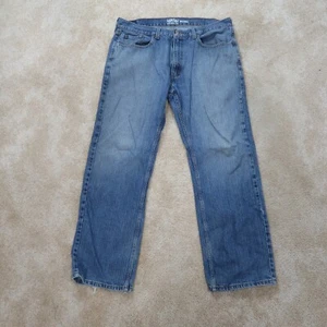 Pantalones de mezclilla Levi's Signature Series relajados de pierna recta para hombre 36x32 azul - Imagen 1 de 12