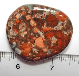 Red Jaspis Worry Stone sc681d - Bild 1 von 5