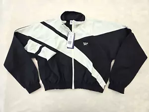Reebok Classics Franchise-Damen-Rennjacke kurz/schwarz Gr. S neu mit Etikett - Bild 1 von 6