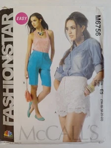 Shorts Bermuda Walking Lace 14 16 18 20 22 McCalls M6757 Sewing Pattern McCall's - Picture 1 of 9