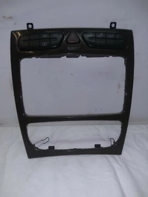 03 Mercedes Benz C240 AC CALEFACCIÓN consola central radio bisel moldura madera A2036804639 Foto 1 de 3