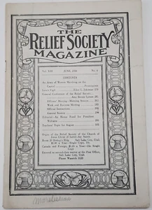 June 1926, The Relief Society Magazine - Vintage LDS Mormon, Utah - Picture 1 of 5