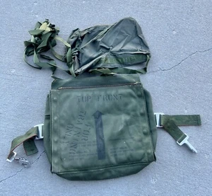 USAF USGI Pilots Survival Bag Heavy Canvas Raft Inflatable Bag Only - Picture 1 of 9