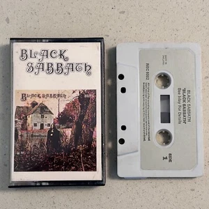 BLACK SABBATH "Self Titled" Paper Label Cassette Tape Hard Psych Metal IRELAND - Picture 1 of 7