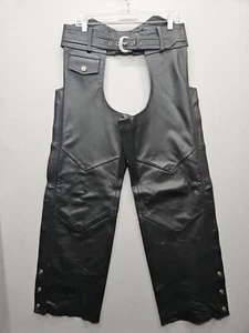 Original Harley Davidson Mens Leather Chaps Mens Small Heavy Duty - Bild 1 von 16