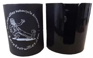 Taza de motocicleta, botella, portatazas de Barefoot Willies... Garantía (1,25 pulgadas) - Imagen 1 de 3