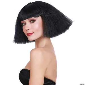 Adults Crimped Wedge Bob Wig - Picture 1 of 1