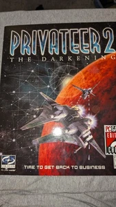 Privateer 2 The Darkening (PC, 1996) CD-Rom Big Box Complete CIB With Guide! - Picture 1 of 15