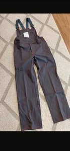 Qualitex Schweißerhose Schweißerlatzhose Schweißerschutz Arbeitshose blau grau - Bild 1 von 2