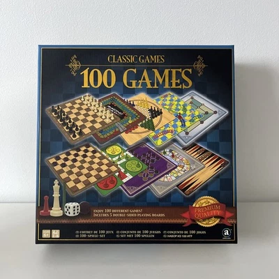 Classic Games – 100 Different Games with 5 Double-Sided Playing Boards: Like New - Image 1 of 4