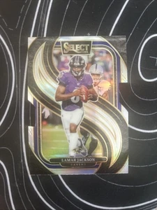 Panini Select 2024 - Premier Level Lamar Jackson #121 Silver Prizm troquelado - Imagen 1 de 2