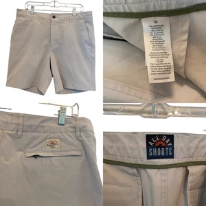 Faherty All Day Shorts Herren Gr. 34 beige steingrau recycelte Mischung MSC0013 - Bild 1 von 12