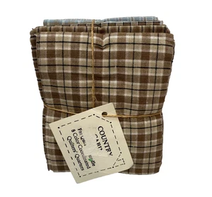 Country Cabin Fat Quarter Bundle - 8 Color Coordinated Quilter's Quarters - Picture 1 of 2