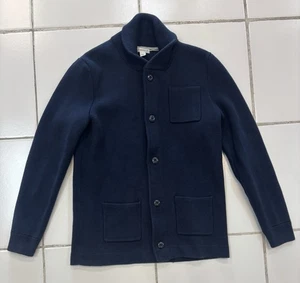 CREWCUTS J. Crew Sz XL 12/14 Boys Navy Blue Long Sleeve Cotton Cardigan Sweater - Picture 1 of 3