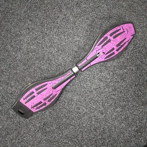 Unbranded Dual Wheeled Pink & Black Twisting Wave Board - 34" - Picture 1 of 12