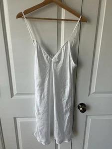 La Ligne Slip Dress Women's Size Large Color White Adjustable Straps - NWOT - Picture 1 of 4