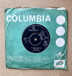 Pink Floyd – It Would Be So Nice - RARE 7" Irish Pressing (Columbia DB(i)8401) - Picture 1 of 5