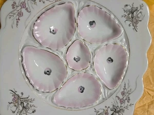 Antique Plate For Oysters - Picture 1 of 3